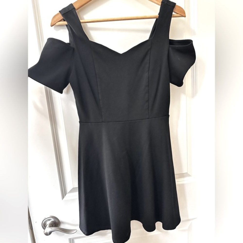 Monteau Black Mini Dress L